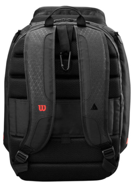 Wilson Clash V3 Rucksack - Schwarz/Rot